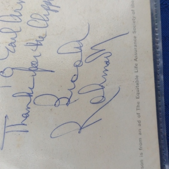 Mickey Mantle&Brooks Robinson Signed Artwork with Card - Picture 3 of 3